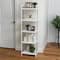 Household Essentials Jamestown 59" 5-Shelf Narrow Bookshelf